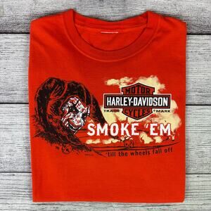 2015 Harley Davidson Motorcycles Smoke Em Till The Wheels Fall Off T-shirt